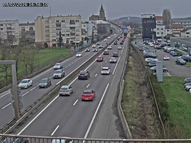 <h2>Caméra autoroute France - A31, Thionville direction Metz</h2>