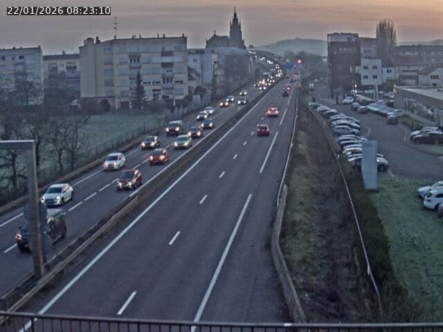 <h2>Caméra autoroute France - A31, Thionville direction Metz</h2>