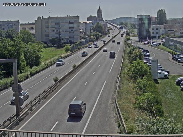 <h2>Caméra autoroute France - A31, Thionville direction Metz</h2>