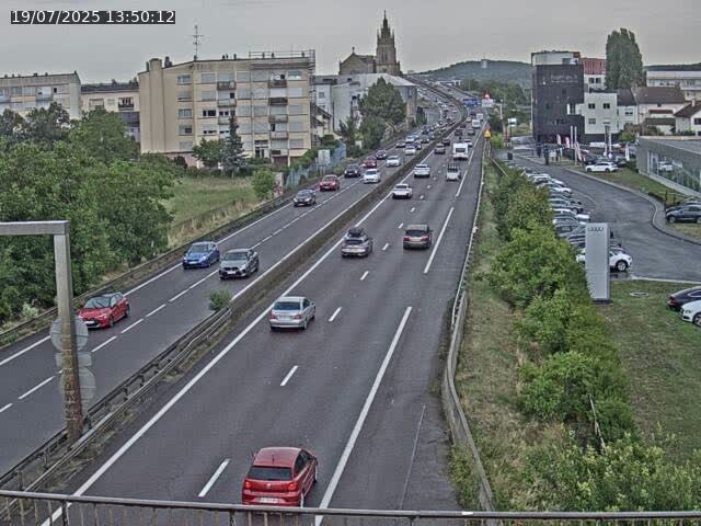 <h2>Caméra autoroute France - A31, Thionville direction Metz</h2>