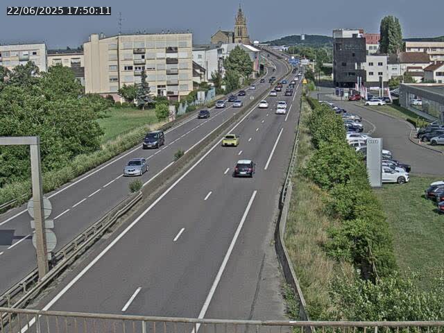 <h2>Caméra autoroute France - A31, Thionville direction Metz</h2>
