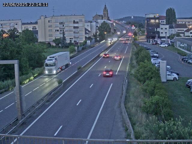 <h2>Caméra autoroute France - A31, Thionville direction Metz</h2>