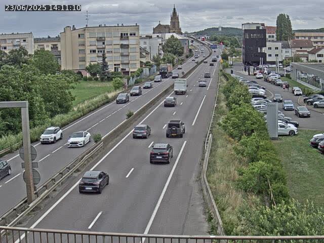 <h2>Caméra autoroute France - A31, Thionville direction Metz</h2>