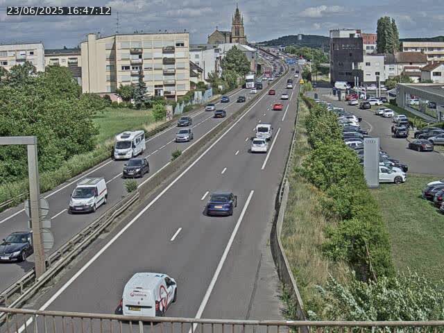 <h2>Caméra autoroute France - A31, Thionville direction Metz</h2>
