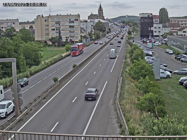<h2>Caméra autoroute France - A31, Thionville direction Metz</h2>