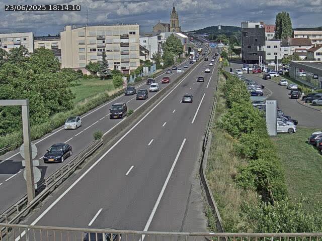 <h2>Caméra autoroute France - A31, Thionville direction Metz</h2>