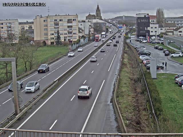 <h2>Caméra autoroute France - A31, Thionville direction Metz</h2>