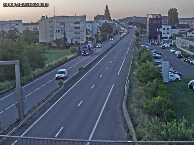 <h2>Caméra autoroute France - A31, Thionville direction Metz</h2>