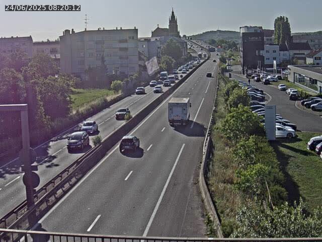 <h2>Caméra autoroute France - A31, Thionville direction Metz</h2>