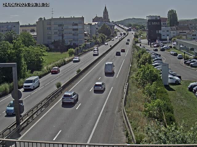 <h2>Caméra autoroute France - A31, Thionville direction Metz</h2>