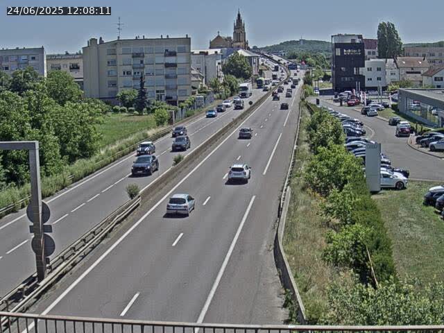 <h2>Caméra autoroute France - A31, Thionville direction Metz</h2>