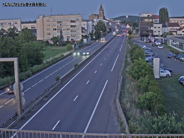 <h2>Caméra autoroute France - A31, Thionville direction Metz</h2>