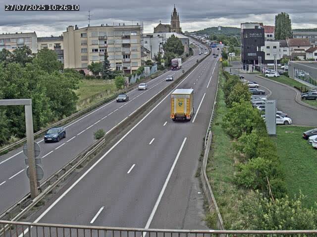 <h2>Caméra autoroute France - A31, Thionville direction Metz</h2>