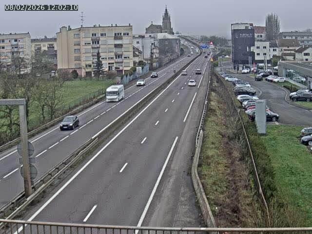 <h2>Caméra autoroute France - A31, Thionville direction Metz</h2>