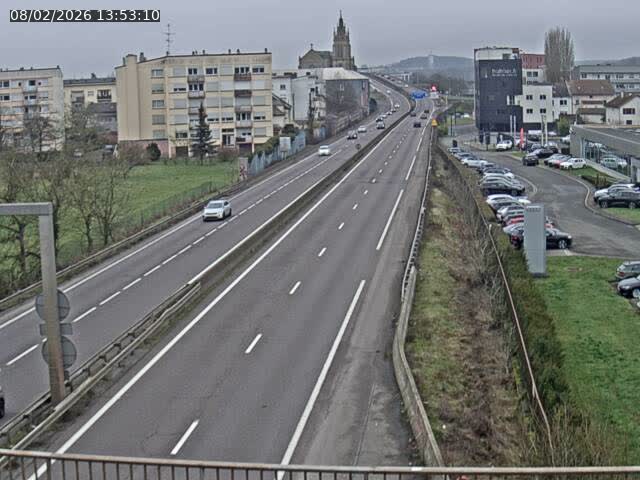 <h2>Caméra autoroute France - A31, Thionville direction Metz</h2>