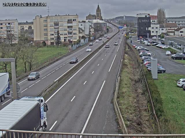 Caméra autoroute France - A31, Thionville direction Metz
