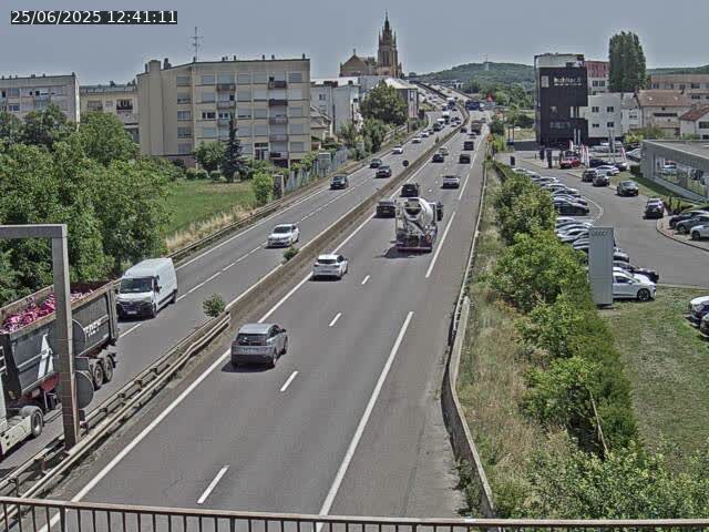 <h2>Caméra autoroute France - A31, Thionville direction Metz</h2>