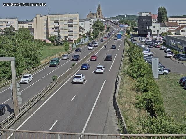 <h2>Caméra autoroute France - A31, Thionville direction Metz</h2>
