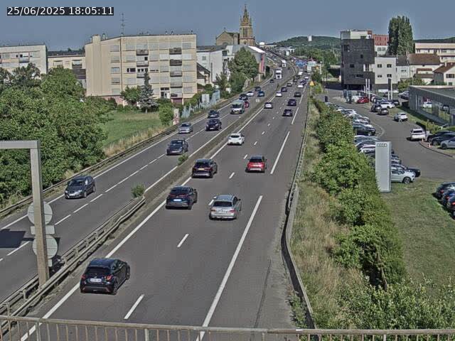 <h2>Caméra autoroute France - A31, Thionville direction Metz</h2>