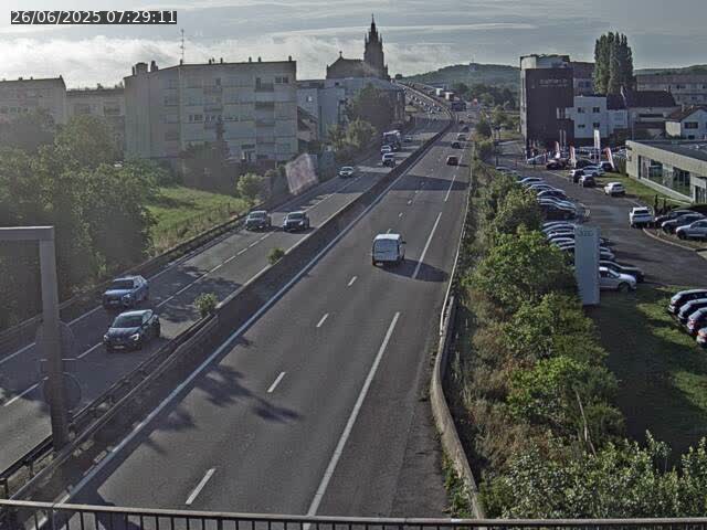 <h2>Caméra autoroute France - A31, Thionville direction Metz</h2>
