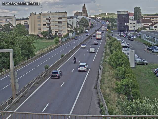 <h2>Caméra autoroute France - A31, Thionville direction Metz</h2>