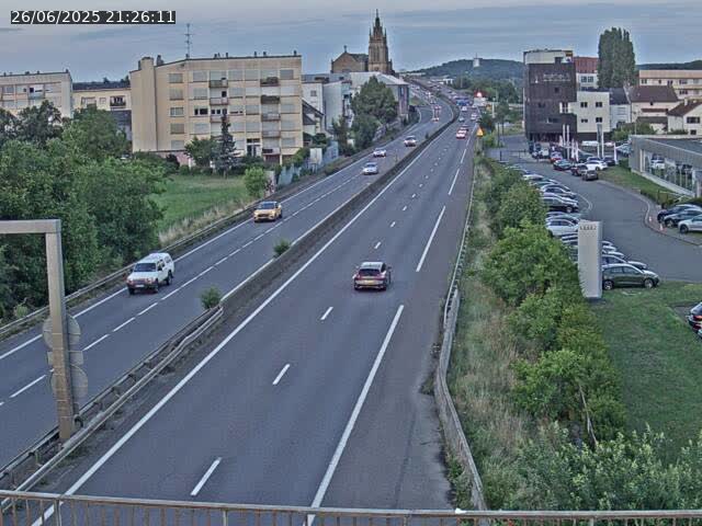 <h2>Caméra autoroute France - A31, Thionville direction Metz</h2>