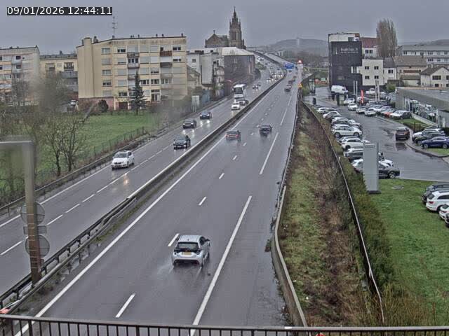 <h2>Caméra autoroute France - A31, Thionville direction Metz</h2>