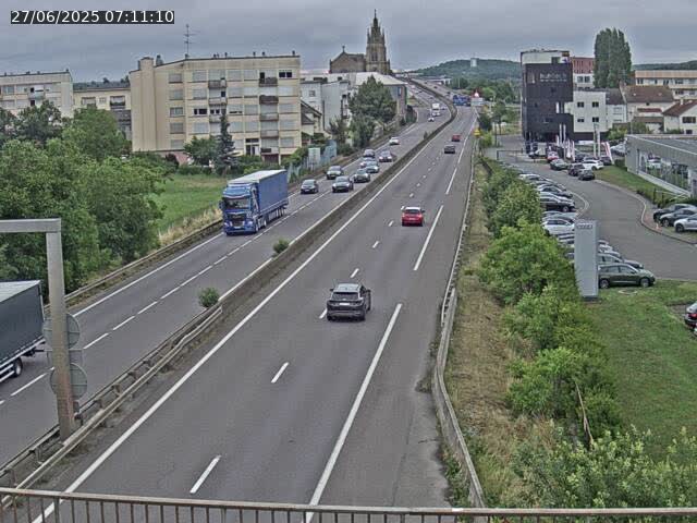 <h2>Caméra autoroute France - A31, Thionville direction Metz</h2>