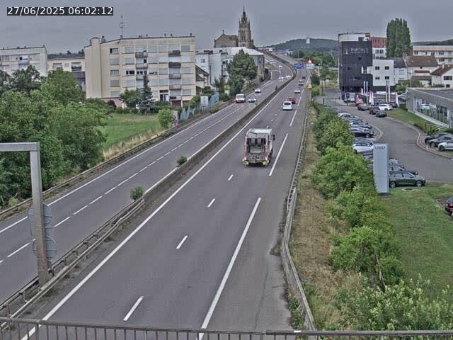 <h2>Caméra autoroute France - A31, Thionville direction Metz</h2>