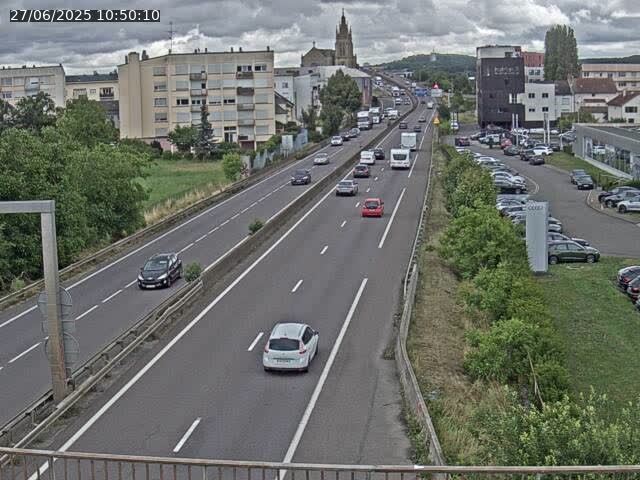 <h2>Caméra autoroute France - A31, Thionville direction Metz</h2>