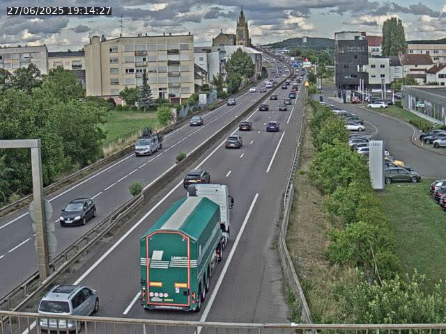 <h2>Caméra autoroute France - A31, Thionville direction Metz</h2>