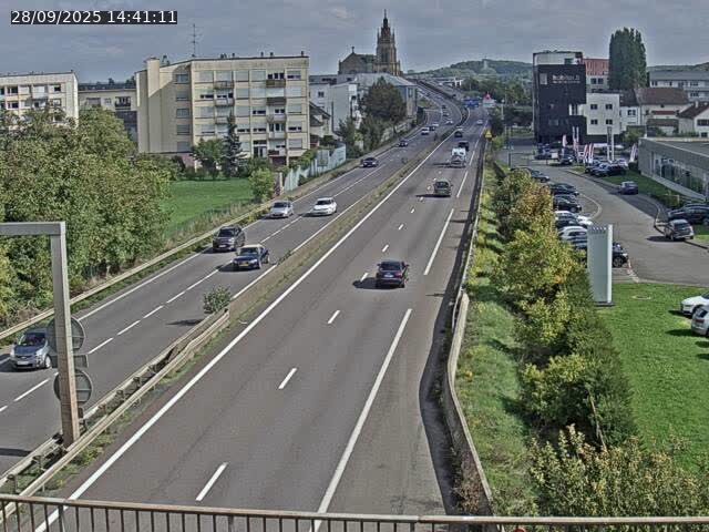 Caméra autoroute France - A31, Thionville direction Metz