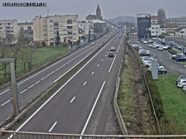 <h2>Caméra autoroute France - A31, Thionville direction Metz</h2>