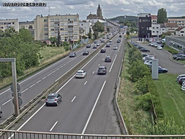 Caméra autoroute France - A31, Thionville direction Metz