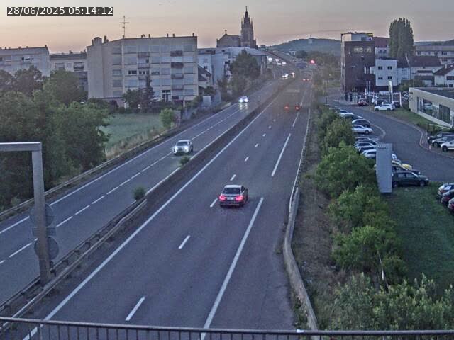 <h2>Caméra autoroute France - A31, Thionville direction Metz</h2>