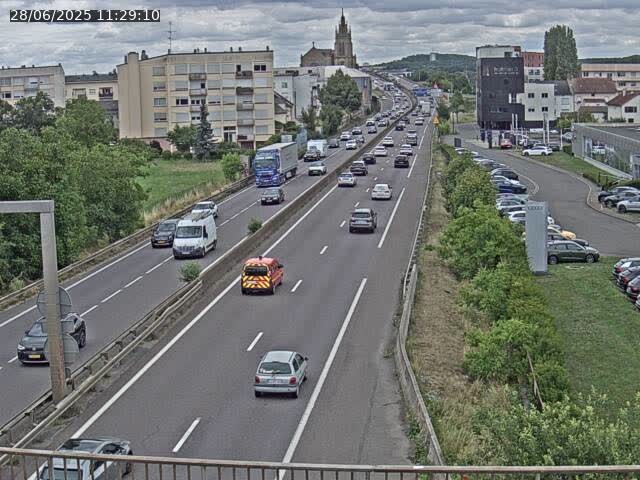 <h2>Caméra autoroute France - A31, Thionville direction Metz</h2>