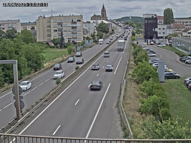 <h2>Caméra autoroute France - A31, Thionville direction Metz</h2>