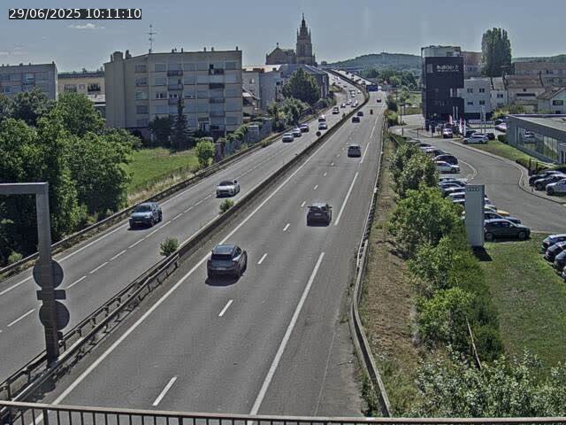 <h2>Caméra autoroute France - A31, Thionville direction Metz</h2>