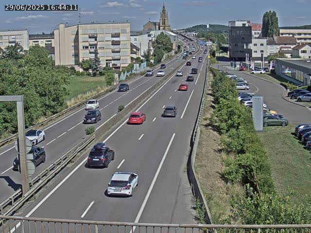 <h2>Caméra autoroute France - A31, Thionville direction Metz</h2>
