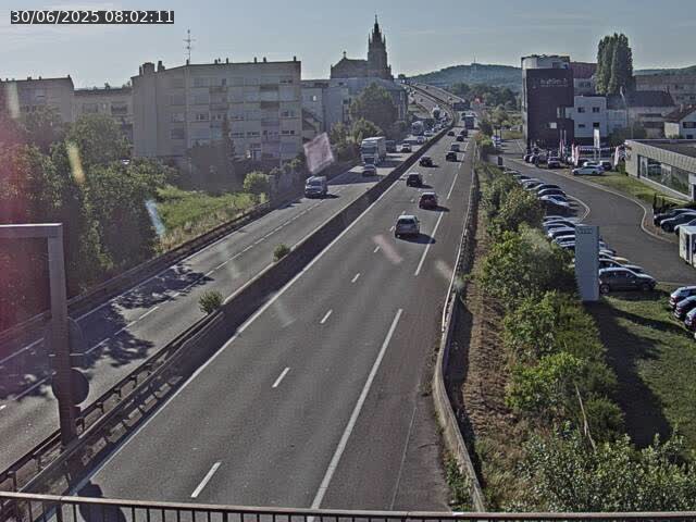 <h2>Caméra autoroute France - A31, Thionville direction Metz</h2>
