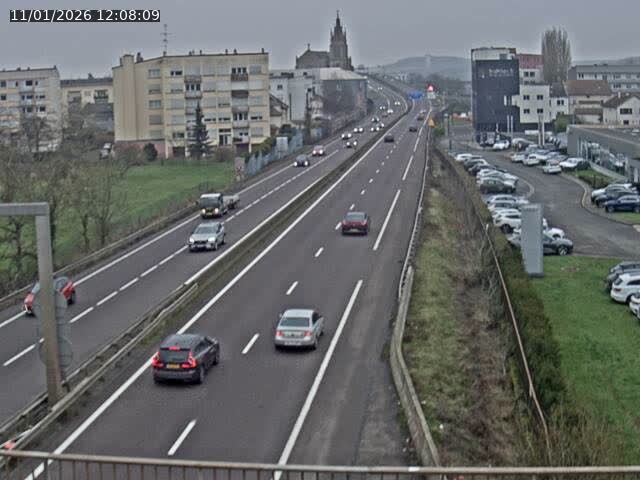 Caméra autoroute France - A31, Thionville direction Metz
