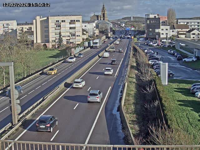 <h2>Caméra autoroute France - A31, Thionville direction Metz</h2>