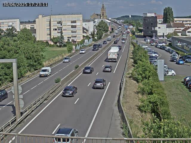 <h2>Caméra autoroute France - A31, Thionville direction Metz</h2>
