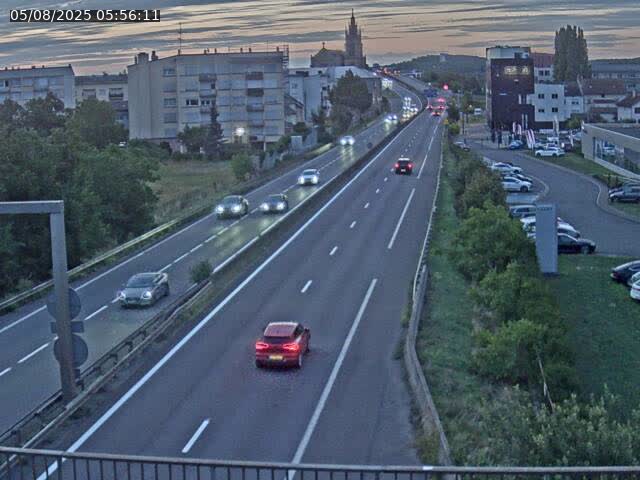 <h2>Caméra autoroute France - A31, Thionville direction Metz</h2>