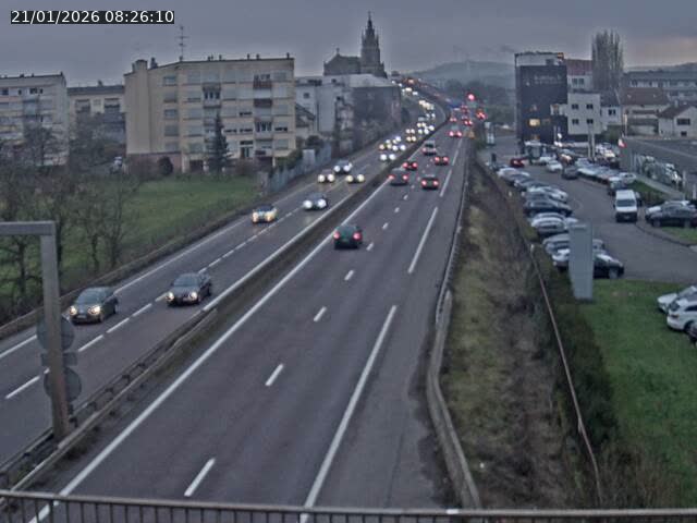<h2>Caméra autoroute France - A31, Thionville direction Metz</h2>