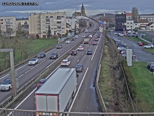 <h2>Caméra autoroute France - A31, Thionville direction Metz</h2>