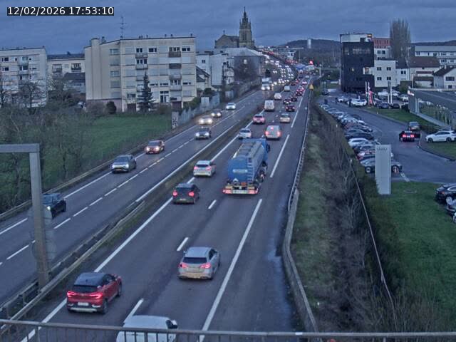<h2>Caméra autoroute France - A31, Thionville direction Metz</h2>