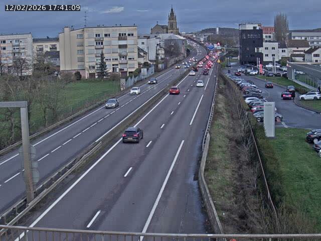 <h2>Caméra autoroute France - A31, Thionville direction Metz</h2>