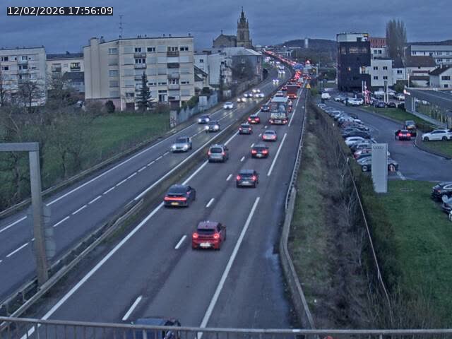 <h2>Caméra autoroute France - A31, Thionville direction Metz</h2>