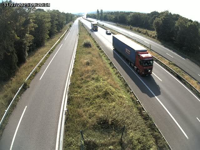 Caméra autoroute France - A31, Velaine-en-Haye direction Nancy
